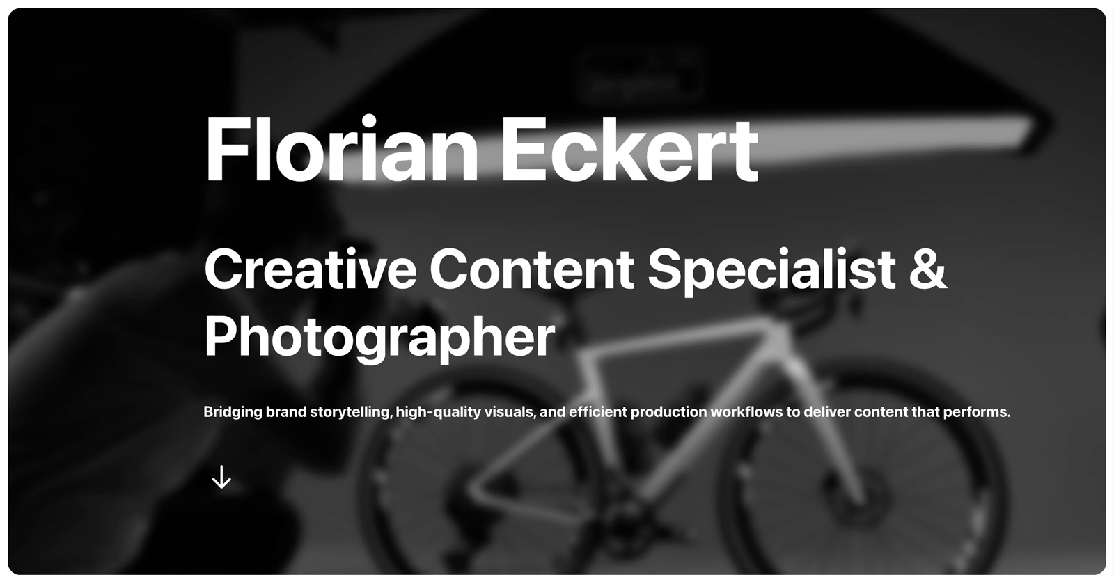 Mainpage Screenshot Website FlorianEckert.com